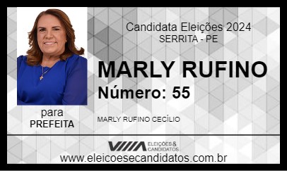 Candidato MARLY RUFINO 2024 - SERRITA - Eleições