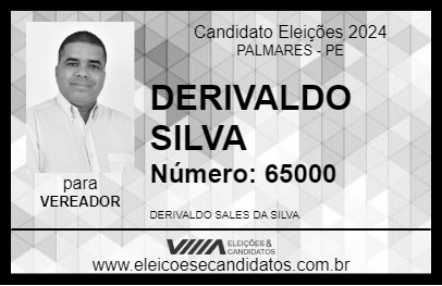 Candidato DERIVALDO SILVA 2024 - PALMARES - Eleições