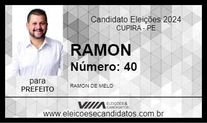 Candidato RAMON 2024 - CUPIRA - Eleições