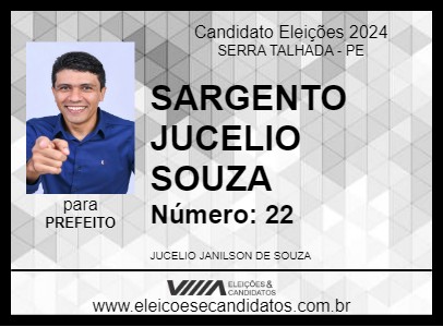 Candidato SARGENTO JUCELIO SOUZA 2024 - SERRA TALHADA - Eleições