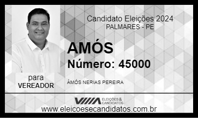 Candidato AMÓS 2024 - PALMARES - Eleições