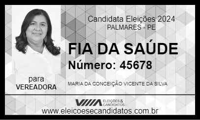 Candidato FIA DA SAÚDE 2024 - PALMARES - Eleições