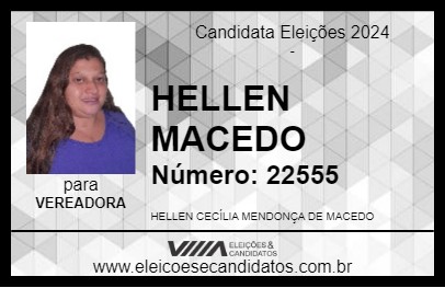 Candidato HELLEN MACEDO 2024 - ABREU E LIMA - Eleições