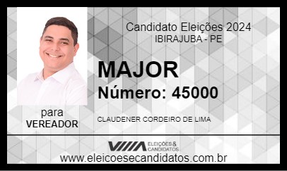 Candidato MAJOR  2024 - IBIRAJUBA - Eleições