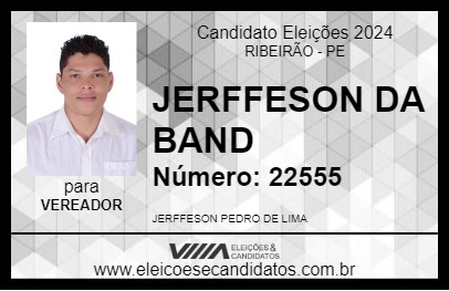 Candidato JERFFESON DA BAND 2024 - RIBEIRÃO - Eleições