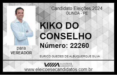 Candidato KIKO 2024 - OLINDA - Eleições