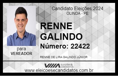 Candidato RENNE GALINDO 2024 - OLINDA - Eleições