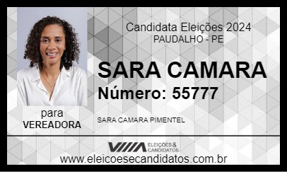 Candidato SARA CAMARA 2024 - PAUDALHO - Eleições