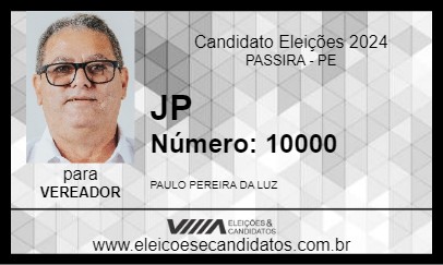 Candidato JP 2024 - PASSIRA - Eleições