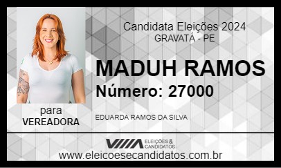 Candidato MADUH RAMOS 2024 - GRAVATÁ - Eleições