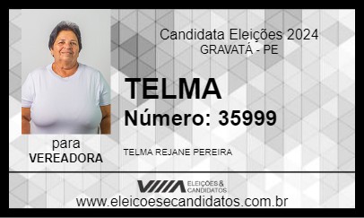 Candidato TELMA 2024 - GRAVATÁ - Eleições