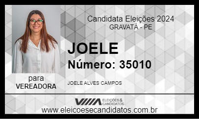 Candidato JOELE 2024 - GRAVATÁ - Eleições