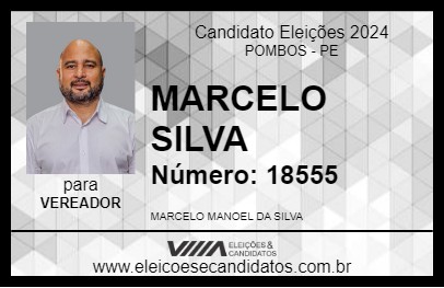 Candidato MARCELO SILVA 2024 - POMBOS - Eleições