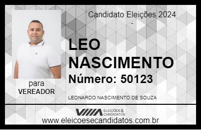 Candidato LEO NASCIMENTO 2024 - POMBOS - Eleições