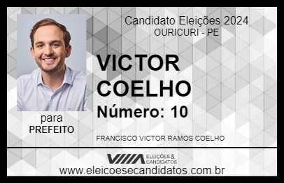 Candidato VICTOR COELHO 2024 - OURICURI - Eleições