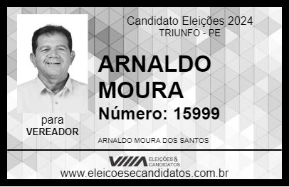 Candidato ARNALDO MOURA 2024 - TRIUNFO - Eleições