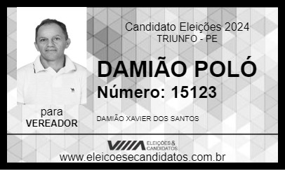 Candidato DAMIÃO POLÓ 2024 - TRIUNFO - Eleições