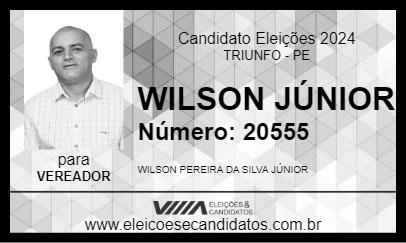 Candidato WILSON JÚNIOR 2024 - TRIUNFO - Eleições