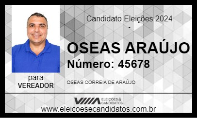 Candidato OSEAS ARAÚJO 2024 - VITÓRIA DE SANTO ANTÃO - Eleições