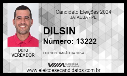 Candidato DILSIN 2024 - JATAÚBA - Eleições