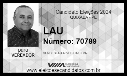 Candidato LAU 2024 - QUIXABA - Eleições