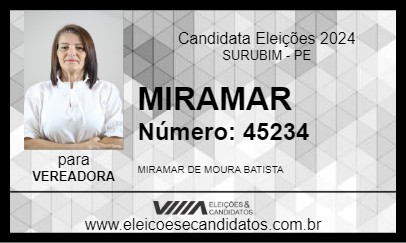 Candidato MIRAMAR 2024 - SURUBIM - Eleições