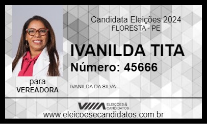 Candidato IVANILDA  TITA 2024 - FLORESTA - Eleições