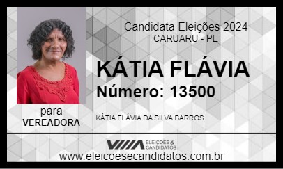 Candidato KÁTIA FLÁVIA 2024 - CARUARU - Eleições