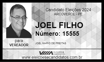 Candidato JOEL FILHO 2024 - ARCOVERDE - Eleições