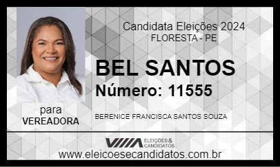 Candidato BEL SANTOS 2024 - FLORESTA - Eleições