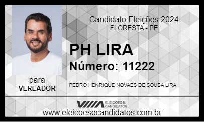 Candidato PH LIRA 2024 - FLORESTA - Eleições