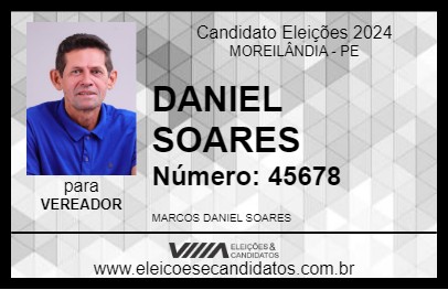 Candidato DANIEL SOARES 2024 - MOREILÂNDIA - Eleições