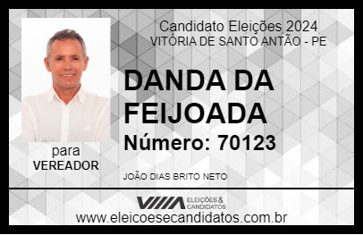 Candidato DANDA DA FEIJOADA 2024 - VITÓRIA DE SANTO ANTÃO - Eleições