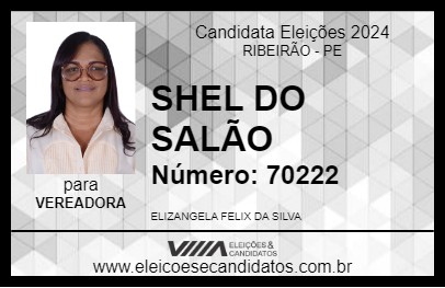 Candidato SHEL DO SALÃO 2024 - RIBEIRÃO - Eleições