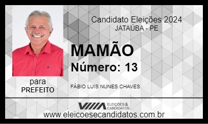 Candidato MAMÃO 2024 - JATAÚBA - Eleições