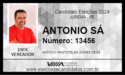 Candidato ANTONIO SÁ 2024 - JUREMA - Eleições