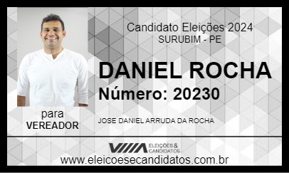 Candidato DANIEL ROCHA  2024 - SURUBIM - Eleições