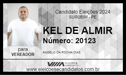 Candidato KEL DE ALMIR 2024 - SURUBIM - Eleições