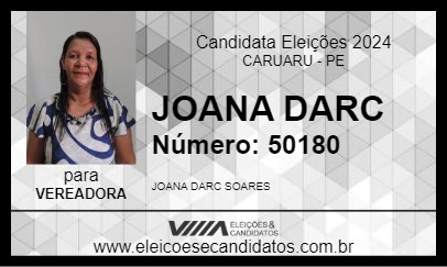 Candidato JOANA DARC 2024 - CARUARU - Eleições