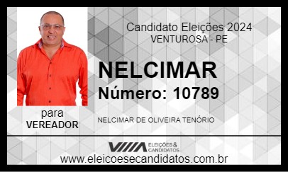 Candidato NELCIMAR 2024 - VENTUROSA - Eleições