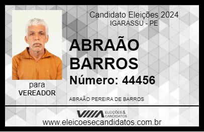 Candidato ABRAÃO BARROS 2024 - IGARASSU - Eleições