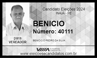 Candidato BENICIO 2024 - INAJÁ - Eleições