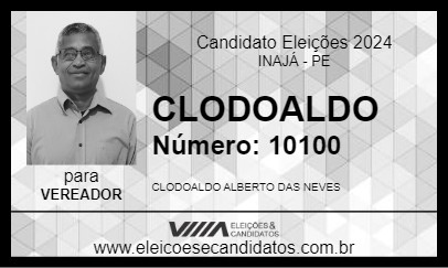 Candidato CLODOALDO 2024 - INAJÁ - Eleições