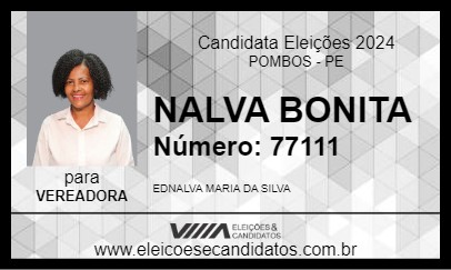 Candidato NALVA BONITA 2024 - POMBOS - Eleições