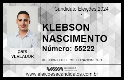 Candidato KLEBSON NASCIMENTO 2024 - BEZERROS - Eleições