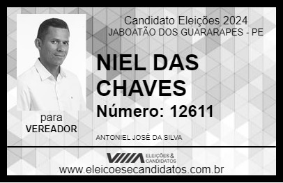 Candidato NIEL DAS CHAVES 2024 - JABOATÃO DOS GUARARAPES - Eleições