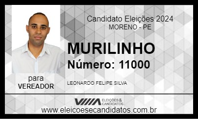 Candidato MURILINHO 2024 - MORENO - Eleições