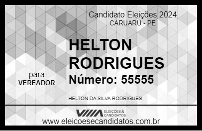 Candidato HELTON RODRIGUES 2024 - CARUARU - Eleições