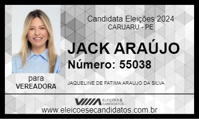 Candidato JACK ARAÚJO 2024 - CARUARU - Eleições