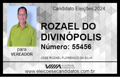 Candidato ROZAEL DO DIVINÓPOLIS 2024 - CARUARU - Eleições